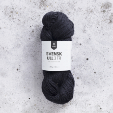 Svensk Ull 100g Swedish Black