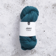 Järbo 2 tr Ull 100g Evening turquoise