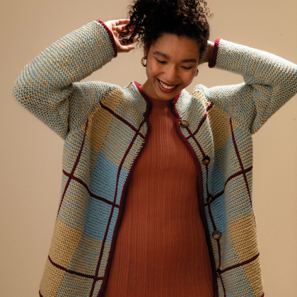 Thistle Thorn Jacket - rechtgebreiid jasje