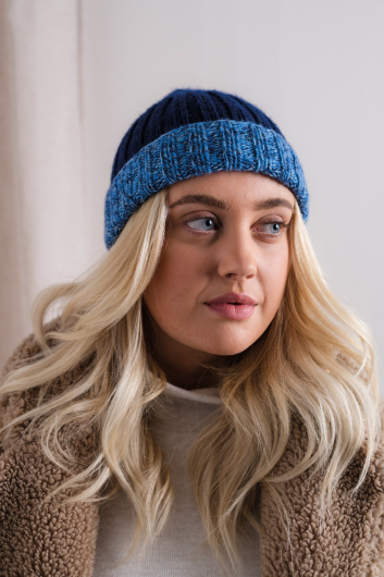 Trento - boordsteek gebreide muts