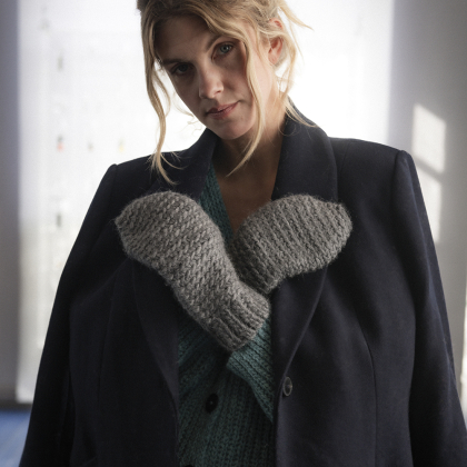 Konstnär - gehaakte wanten