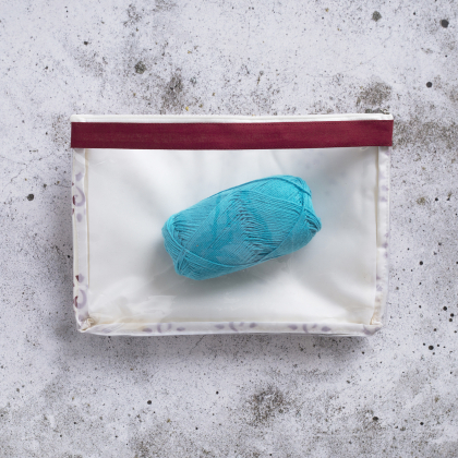 Tas met rits - Groot rood