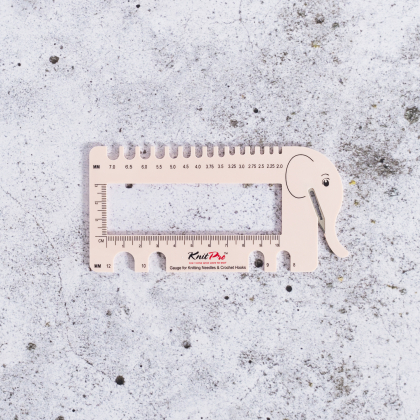 Breinaaldenmeter met garensnijder - Roze