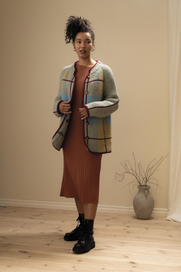 Thistle Thorn Jacket - rechtgebreiid jasje