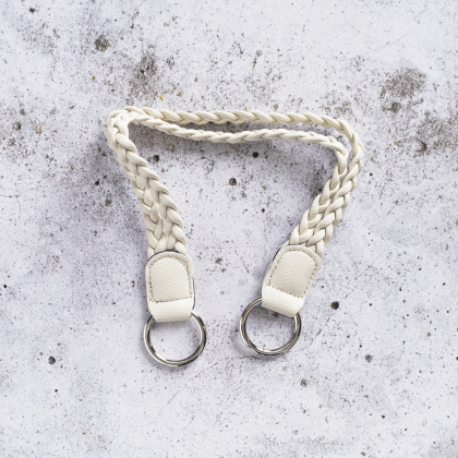 Handvat dubbel gevlochten - Creme