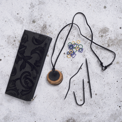 Magnetische ketting met toebehoren - kleur natuur