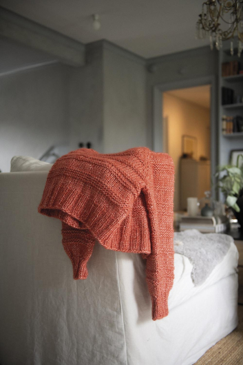 Astoria - vest met ribbels en raglanmouwen 