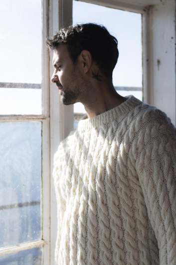 Bönan - herentrui met kabels