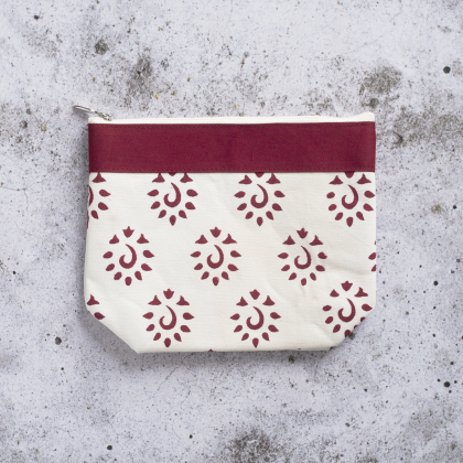 Tas met rits - XL rood