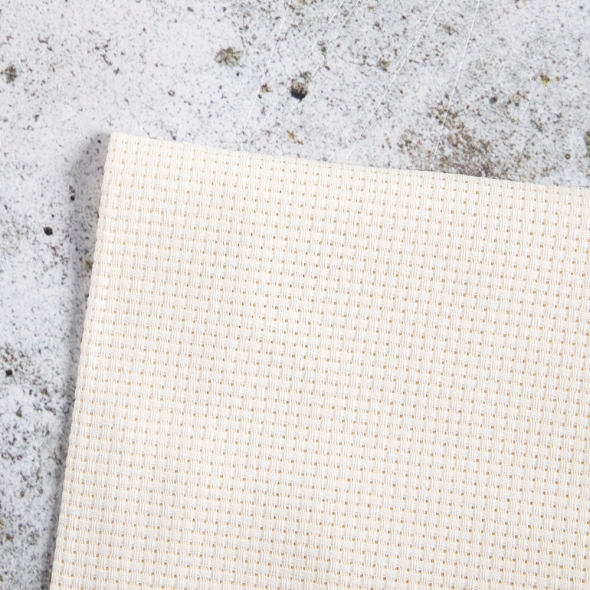 Borduurstof Brännö 3,25 ruit/cm 130 cm Beige