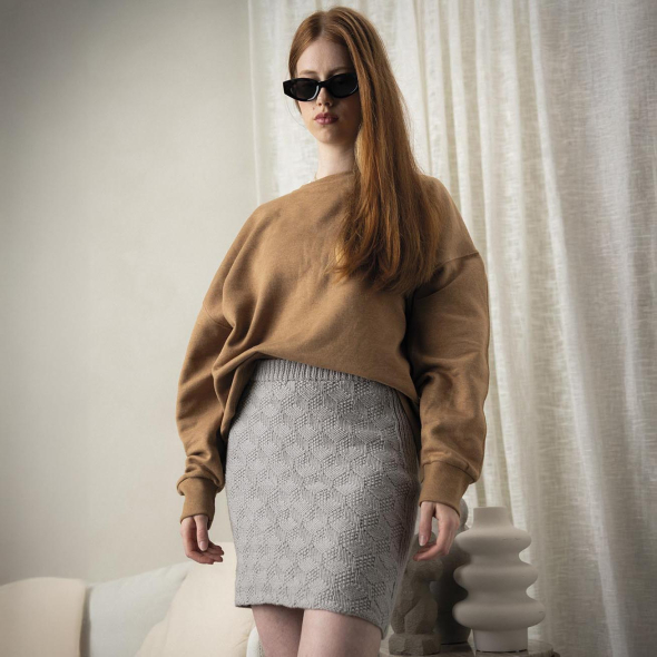 Dion – Structuurgebreide Rok