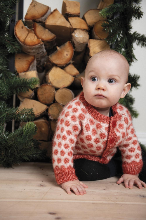 Hökarängen - patroongebreid babyvest