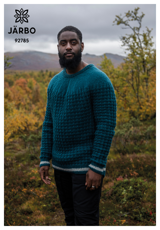 Glaciär -  trui met ronde pas, heren