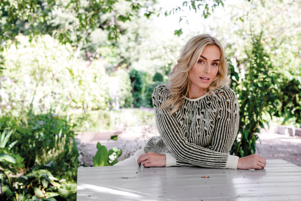 Pomona – trui in briochesteek