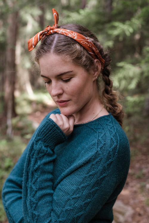 Bergtjärn – dames thermotrui met zadelschouder 