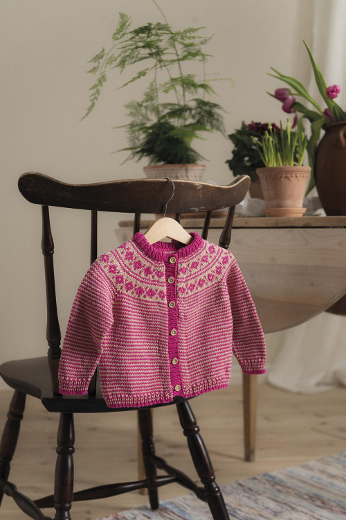 Tjärblomster - babyvest