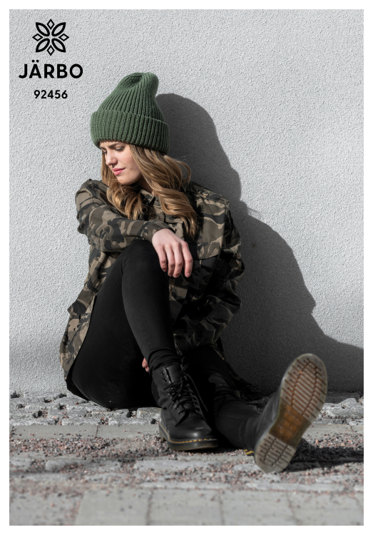 camouflage - geribbelde muts