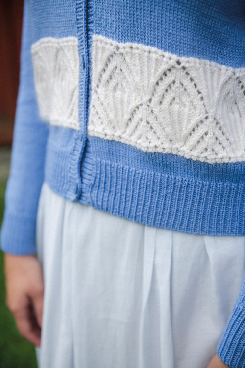 Högtid - Vest met reliëfsteekpaneel