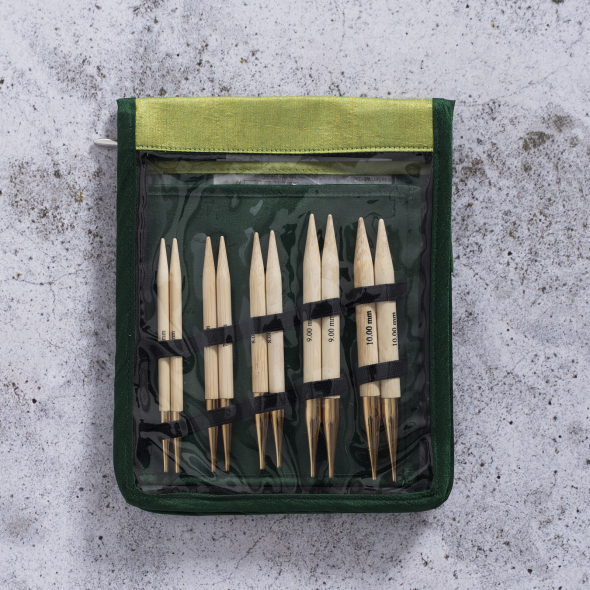 Bamboe naaldpunten chunky set