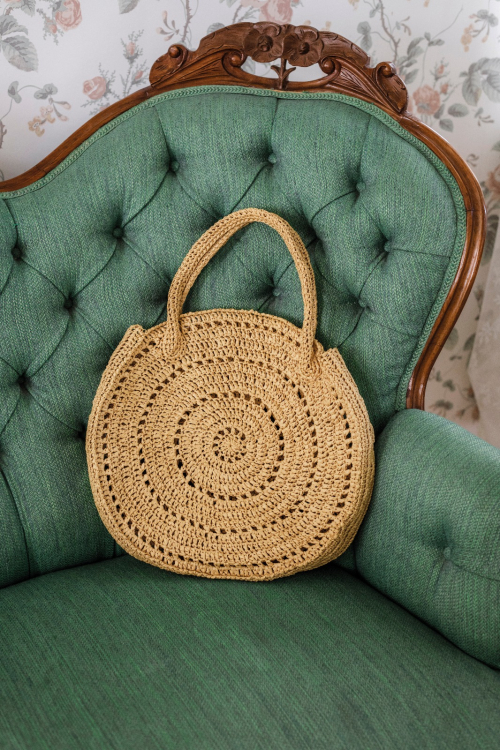 Kringla - gehaakte tas