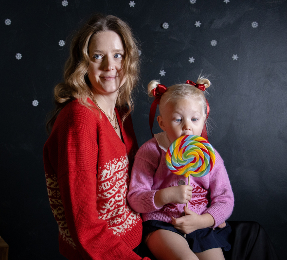 Pretty X-mas cardigan - Mint Kiss