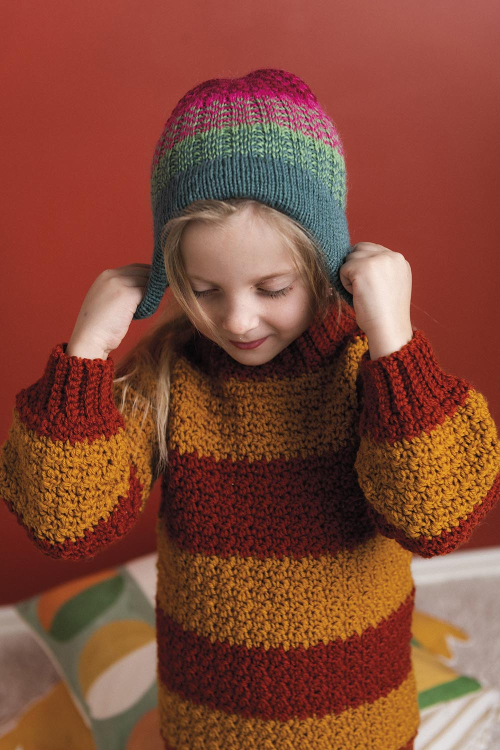 Eira - meerkleurige muts
