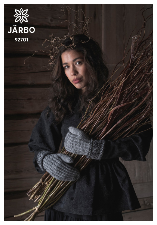 Järtecken – Wanten met dubbele boord