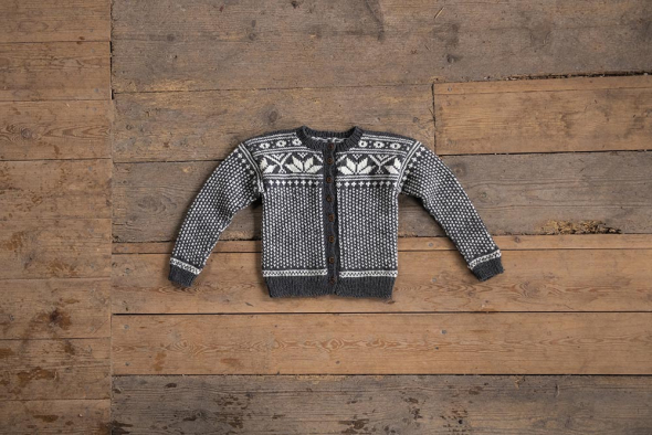 Kol - kindervest met stippen en binge patroon