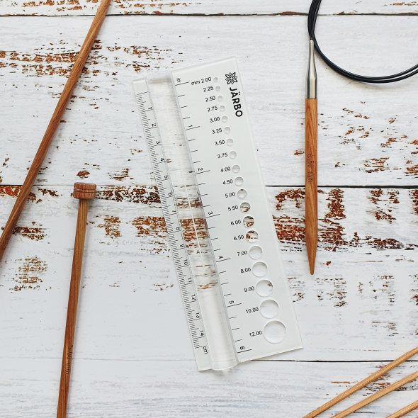 Breinaaldenmeter met liniaal van Järbo