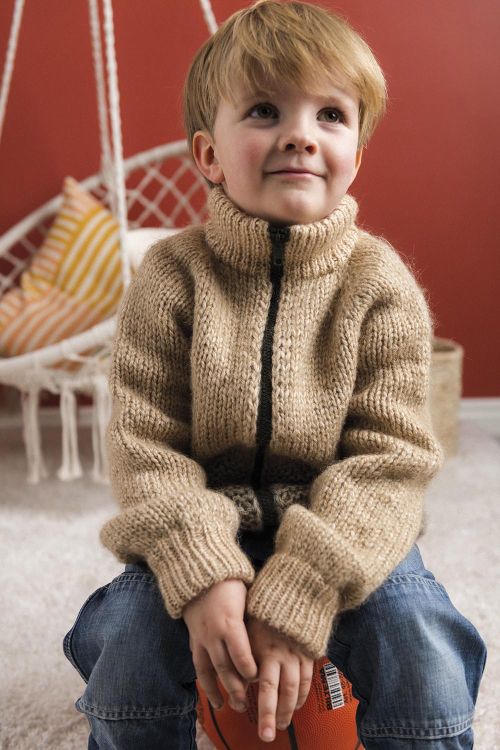 Mikkeli - jasje met rits voor kinderen