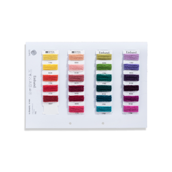 Kleurenkaart van Istex Einband 50g