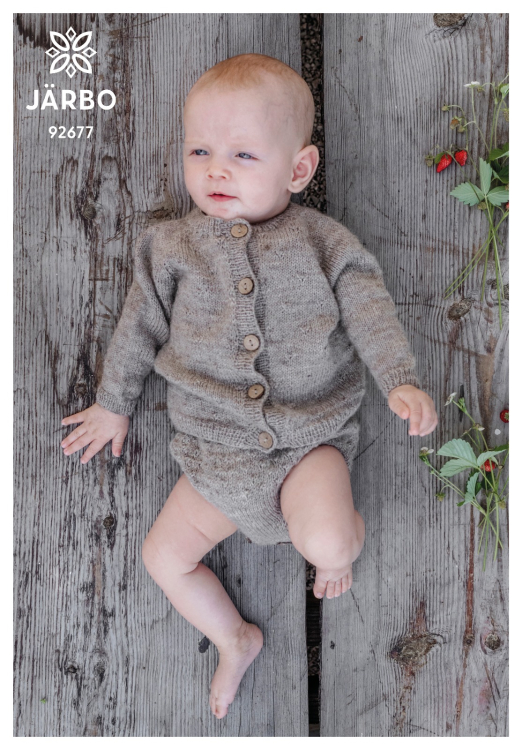 Smultronblom - baby vestje