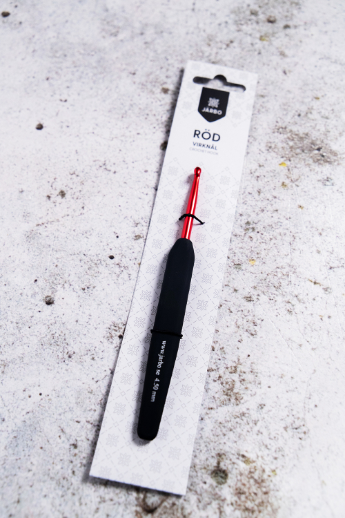 Järbo Rode haaknaald met softgrip