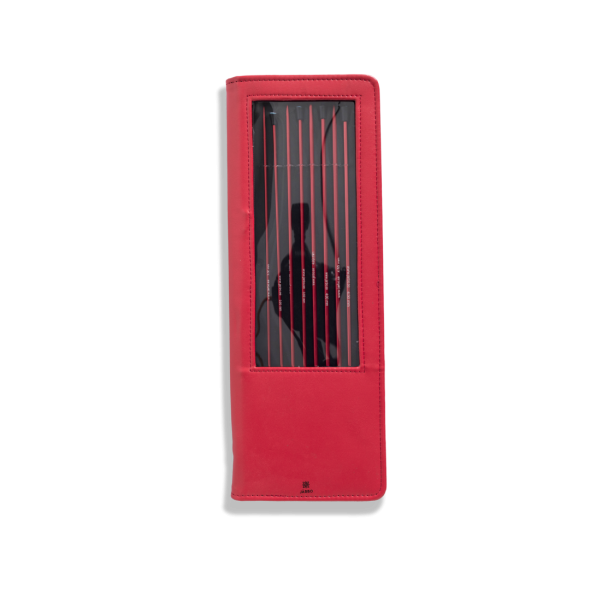 Rode naalden breiset