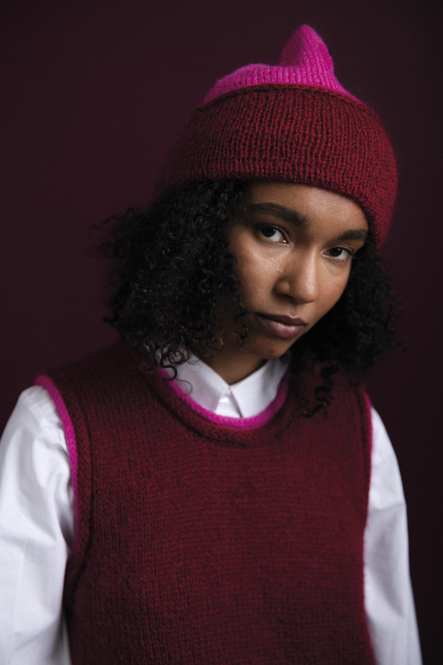 Brighton - muts met asymmetrische vouw