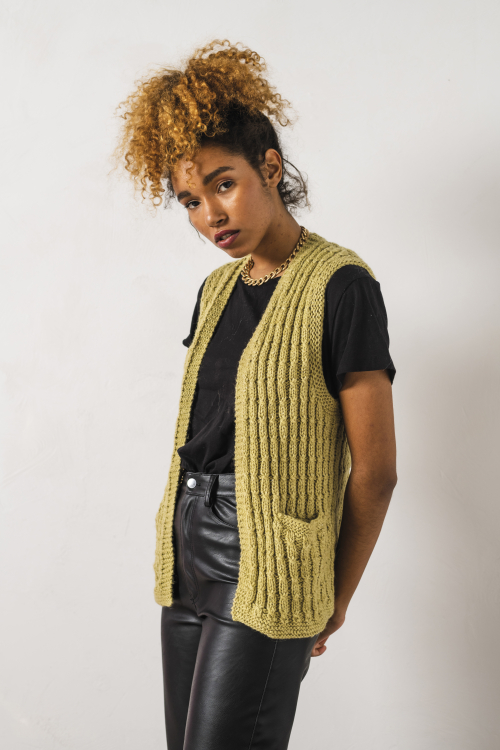 Spencer met valse kabelsteek